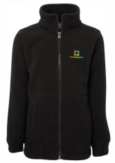 Women's Full Zip Fleece - Black 