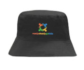 Poly Twill Bucket Hat - Black 